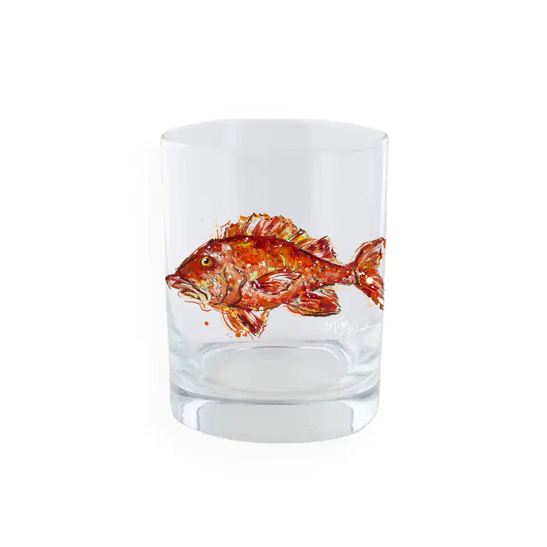 Snapper” 13.5oz Rocks Glass – TomTom and Company