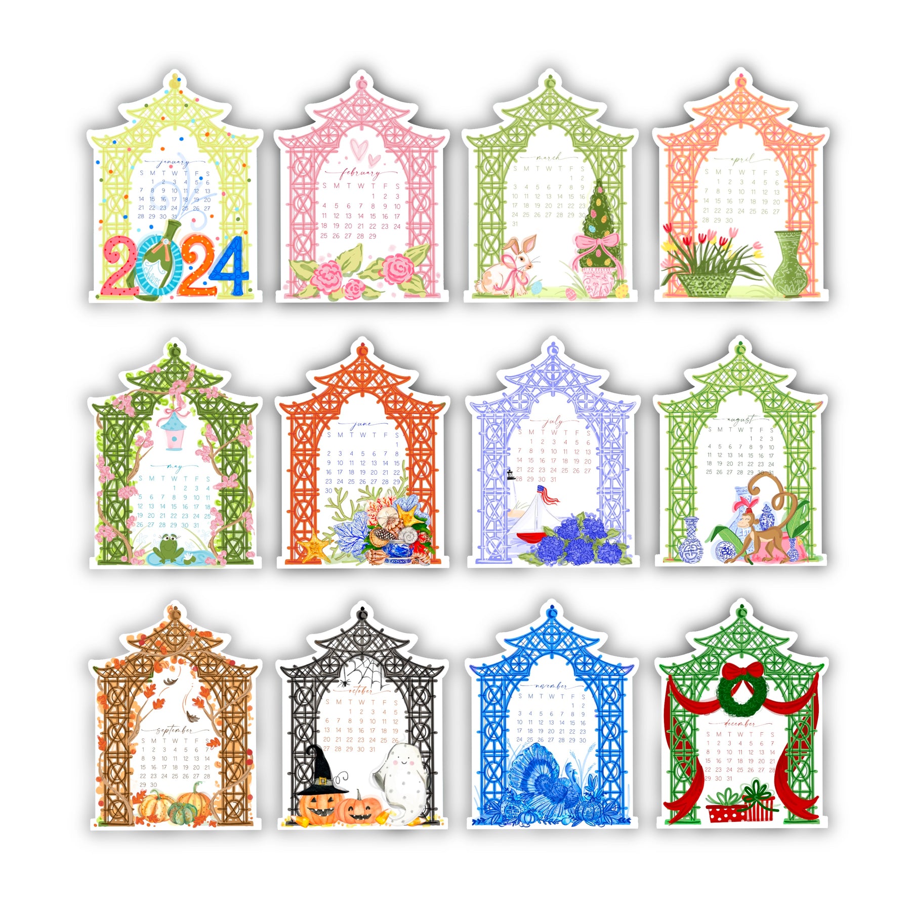 2024 Boxed Calendar Set – TomTom and Company