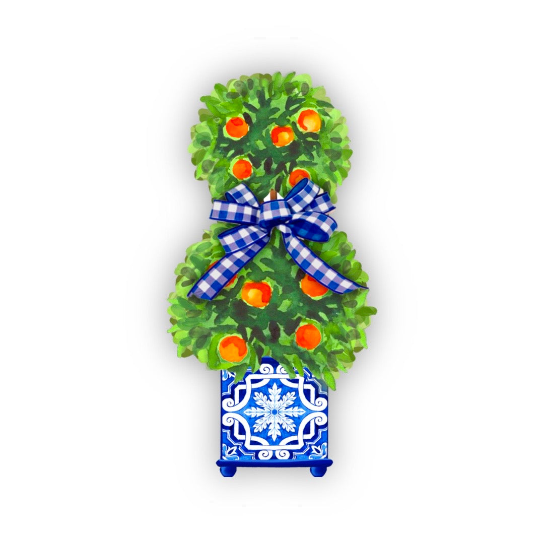 Unique hotsell Topiary - Spring - Colorful- Door Hanger