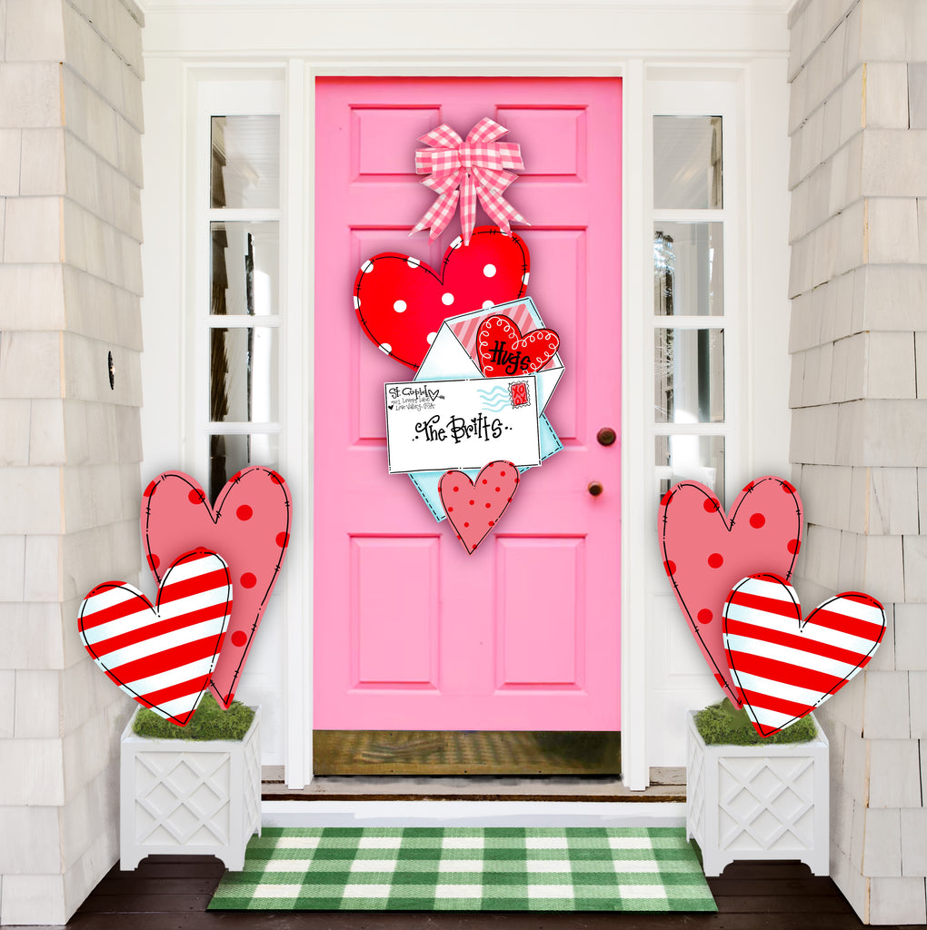 Happy Valentine’s Day Front Door Decor | Valentines Front Door Decor | 3D Door Hanger | Valentines Door Hanger | Laser Cut | Front Door Sign cheapest